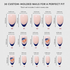 FC Cincinnati Press-On Nail Set