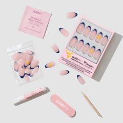 West Virginia Mountaineers Press-On Nail Set