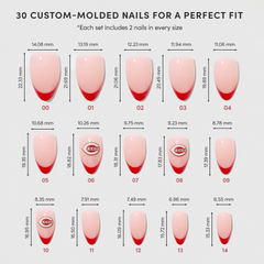 Cincinnati Reds Press-On Nail Set