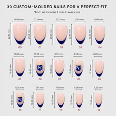 Kansas City Royals Press-On Nail Set