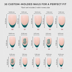 Seattle Mariners Press-On Nail Set