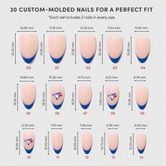 Toronto Blue Jays Press-On Nail Set