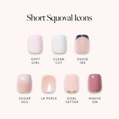 Short Squoval Icons